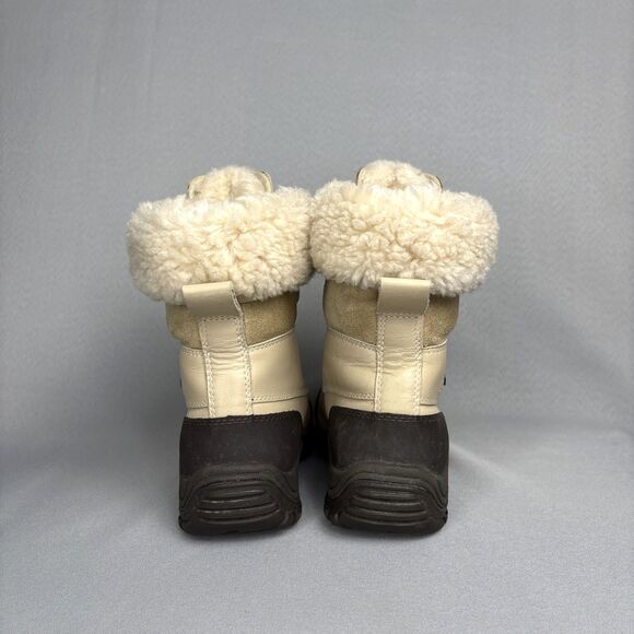 Womens UGG Boots Sz 8 Sand Adirondack II Fur Cuff Snow Water Weather-Proof $250 - Picture 10 of 15